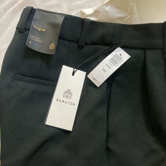 Babaton Vogue Pant - Black - Size 4 - New w/Tags! - Picture 2 of 7